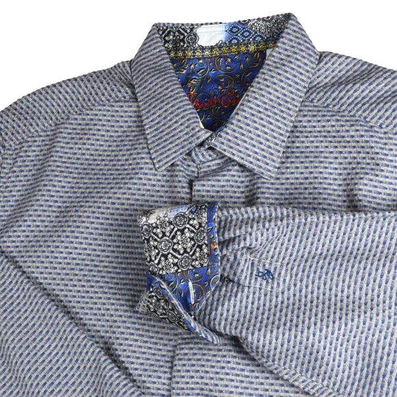 Robert Graham  XL Multicolored Long Sleeve Shirt Flip Cuff - Picture 11 of 12
